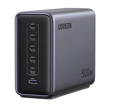 Зарядное устройство UGREEN Nexode 500W GaN Ultra Power Station