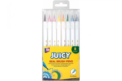 Фломастери-пензлики 8кол REAL BRUSH Juicy CFS
