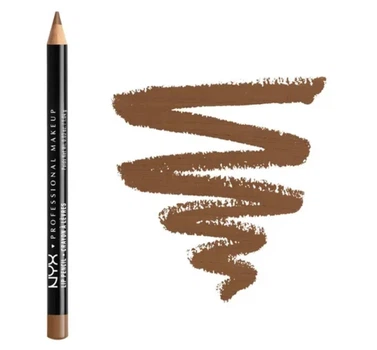 Стійкий олівець для губ NYX Cosmetics Slim Lip Pencil SPL802 відтінок Brown