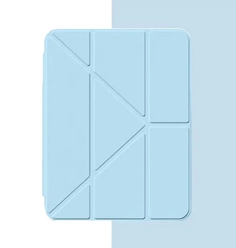 Чохол iPad Pro 11" 2024-2025 M4/M5 Acrylic Transformer Color Frame Pen Slot light blue