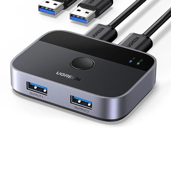 Хаб UGREEN USB 3.0 Sharing Switch 2 In 2 Out 35313