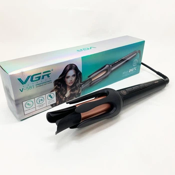 Плойка VGR V-581, температура від 130 ° C до 210 ° C, керамічне покриття, LED дисплей, 45 Вт