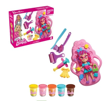 Набор для создания одежды из теста Barbie 5 цвета формы и аксессуары Art Craft 03927 280 г