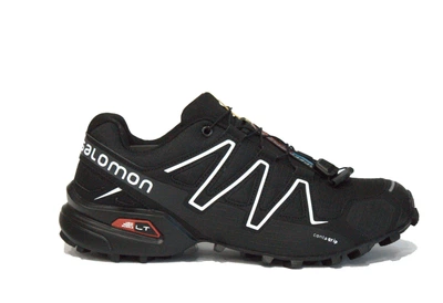 Чоловічі кросівки Salomon Speedcross 3 чорний з білим 43
