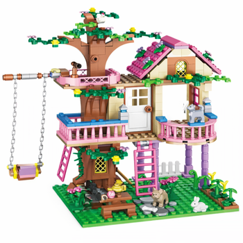 Конструктор дом на дереве Friends 504 детали с фигурками совместим с LEGO Ig0100510