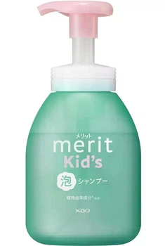 Детский пенящийся шампунь с дозатором Kao Merit Kids Foaming Shampoo, цветочный аромат, 330 мл