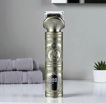 Триммер для стрижки волос VGR, 4 насадки, LED Display, для путешествий, деловых поездок и домашнего использования (269)