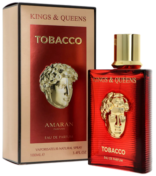Woda perfumowana unisex Amaran Kings & Queens Tobacco 100 ml (6294019003051)