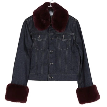 Жіноча джинсова куртка Pepe Jeans Kimi з хутряною обробкою S PL401728 000 (S)
