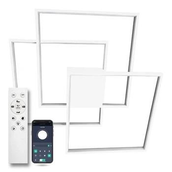 Люстра LED потолочная LUMINARIA CALLISTA 100W 3S 550x75 WHITE 220V IP20 (светильник светодиодный с пультом)