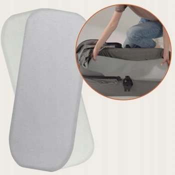 Простыня Lionelo BAMBOO SHEET OFF WHITE GREY 118x60