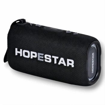 Портативная колонка Hopestar H55 — 85 дБ, время автономной работы до 6 часов, 4 Ом, 12 Вт, Bluetooth, USB Type-C, черная