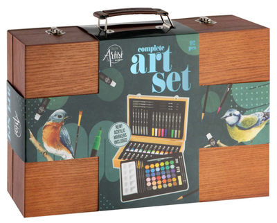 Zestaw do rysowania Creative Artist Drewniana walizka 92 elementy (8715427157061)