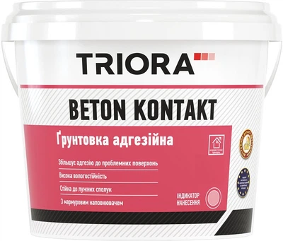 Ґрунтовка адгезійна TRIORA Beton Kontakt 5 кг (4823048027527)