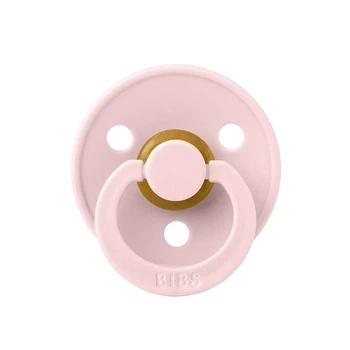 Пустушка Bibs 6-18 міс Colour Round (кругла) - Blossom