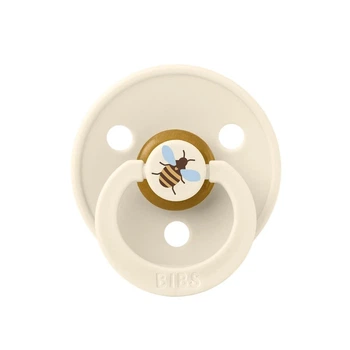 Пустушка Studio Colour Latex Round (кругла) Bumblebee – Ivory