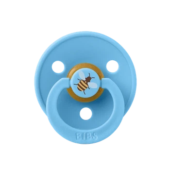 Пустушка BIBS 6-18 m Latex Round Bumblebee Breeze (кругла) з бджілкою
