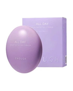 Зволожувальний кушон ENOUGH All Day Dewey Full Cushion SPF 50+ PA++++#13 Light Beige 2x12г