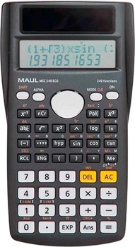 Настольный калькулятор Maul 10+2 разряда инженерный Черный MSC240 ECO (7270590)