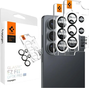 Szkło hartowane Spigen Optik Pro HD Glas.TR EZ Fit do Samsung Galaxy S26 Ultra Black 2 szt. (AGL11076)