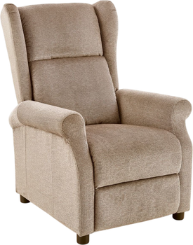 Розкладне крісло Halmar Agustin M з функцією масажу Бежеве (5905248110328)