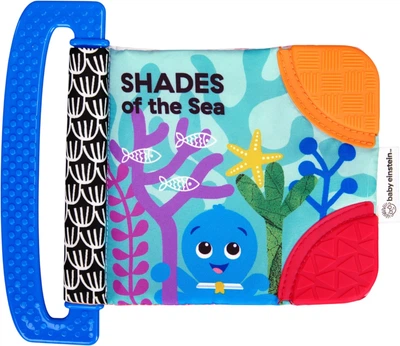 Іграшка-книжка м'яка розвиваюча Baby Einstein Shades of the Sea (17615)