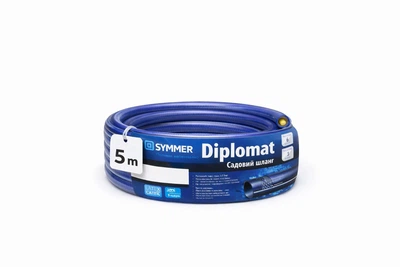 Шланг садовый SYMMER Garden Diplomat двухслойный армированный ПВХ 3/4″/5 м