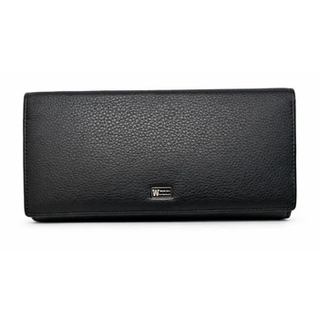Жіночий шкіряний гаманець Wanlima w72047550014j9 Black