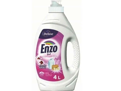 Гель для прання DELUXE 4л Enzo 2in1 Sensitive Гіпоалергенний