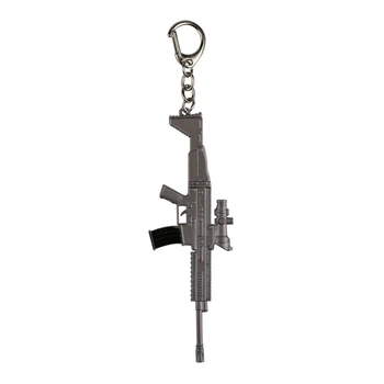 Брелок Зброя-SCAR-L Сірий