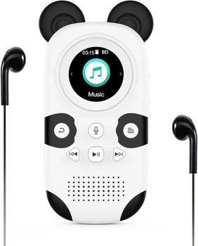 MP3-плеєр RUIZU 64 ГБ для дітей із динаміком, FM-радіо, диктофоном, будильником, секундоміром, крокоміром, підтрим