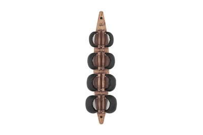 Гантелі з підставкою NOHRD Oak Vintage Leather 2-8 кг