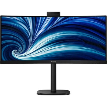 Монітор Philips 34B2U3600CH 34'' WQHD VA 120Гц 2xHDMI DP USB-C RJ-45 USB-hub HAS Black (34B2U3600CH/00)