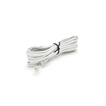 Патч-корд телефонный 2м RJ11 (6P4C) Voltronic (PC-2,0W)