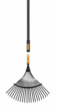 Набор Fiskars OneClick Металлические веерные грабли + Ручка L (1080714)