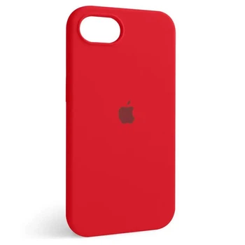 Чохол Fiji Silicone Case для Apple iPhone 17e бампер накладка Soft Touch з мікрофіброю Red