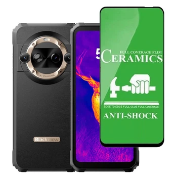 Защитное стекло-пленка Fiji Ceramics для Blackview BL9000 / BL9000 Pro полная проклейка черный