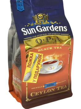 Чай черный San Gardens OPA 225г + ложка