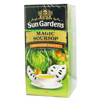 Чай зелений Sun Gardens Magic Soursop 25 пакетiв