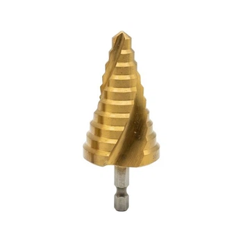 Сверло ступенчатое по металлу, спиральное, 9-36 мм, HEX INTERTOOL SD-5838
