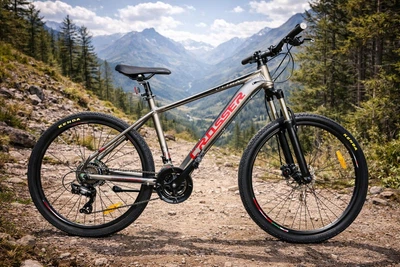 Велосипед гірський алюмінієвий Crosser Ultra 26" рама 16.9" Сірий
