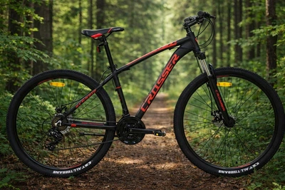 Велосипед горный Crosser Scorpio 26" рама 17" Чорно-червоний