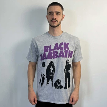 Футболка Black Sabbath - Masters Of Doom світло-сіра меланжева S
