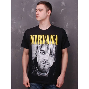 Футболка Nirvana Kurt Cobain чорна XL