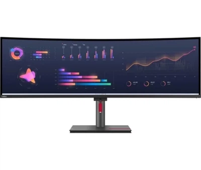 Монитор вигнутий 49" Lenovo ThinkVision P49w-30, Black