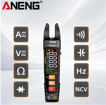 ANENG PN130 токовые клещи измерительные, мультиметр аккумуляторный