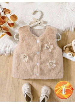Жилет SHEIN 74/80 Бежевий sa25072297492994037