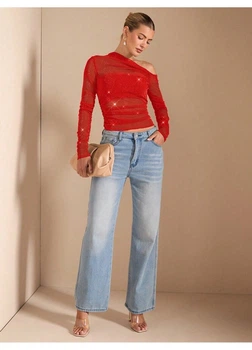 Блуза SHEIN XS Червоний sz2501108129299799