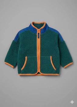 Толстовка H&M 68 Темно-зеленый 31-0388_син.плечи