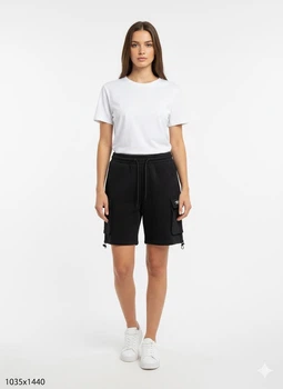 Шорты на флисе H&M M Черный 34-0026